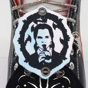Wednesday Addams shoe charm for skates and boots